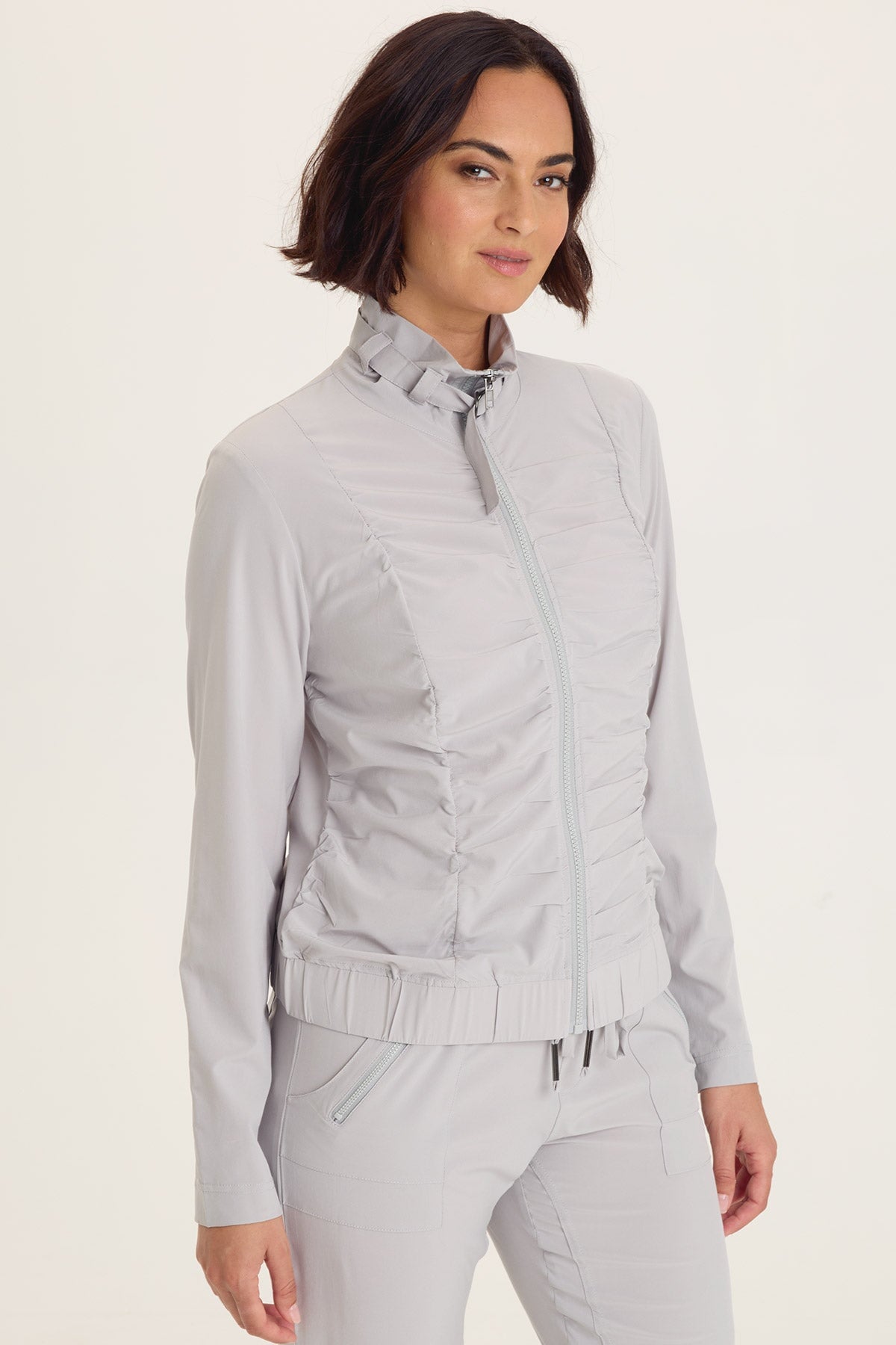 Wearables Momentum Whisper Stretch Ruched Active Jacket 