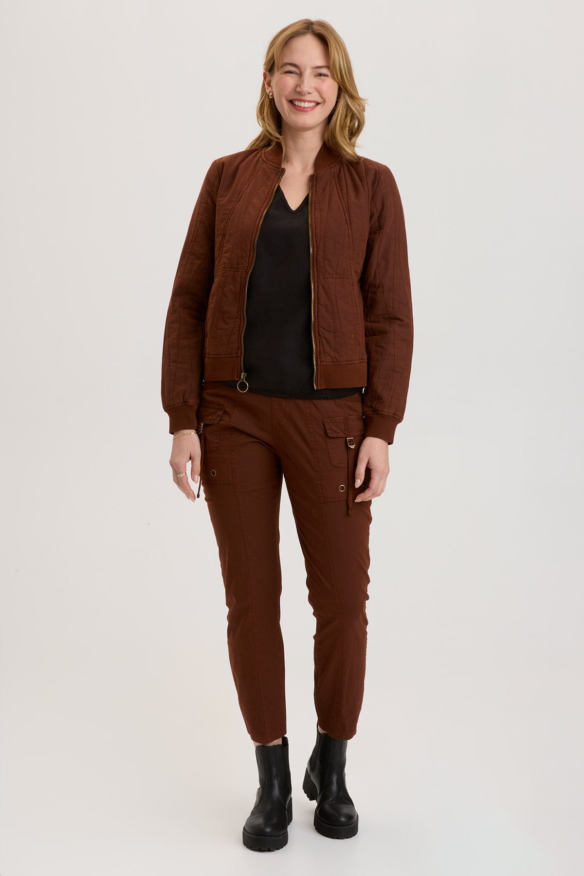 XCVI Hurston Quilted Bomber