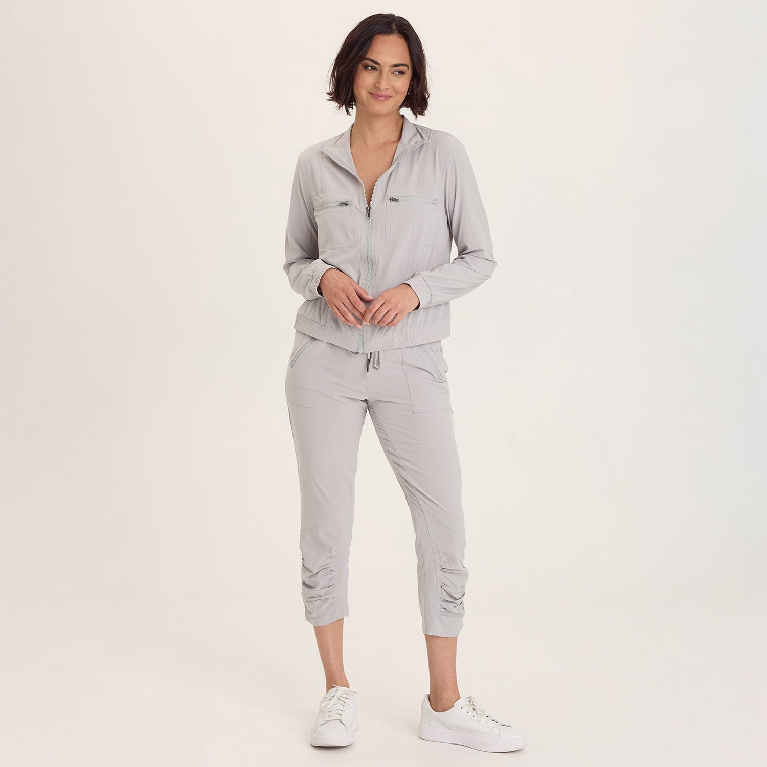 Wearables Aksana Whisper Stretch Ruched Active Slim Pant 