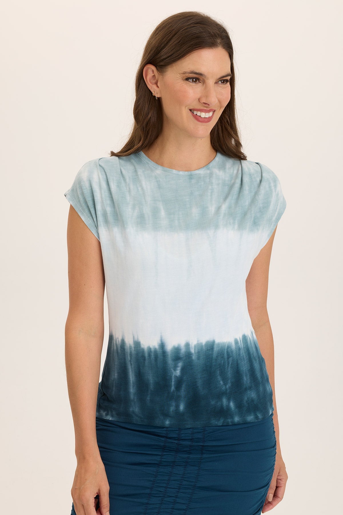 Wearables Arwen Soft Jersey Mock Neck Tee 