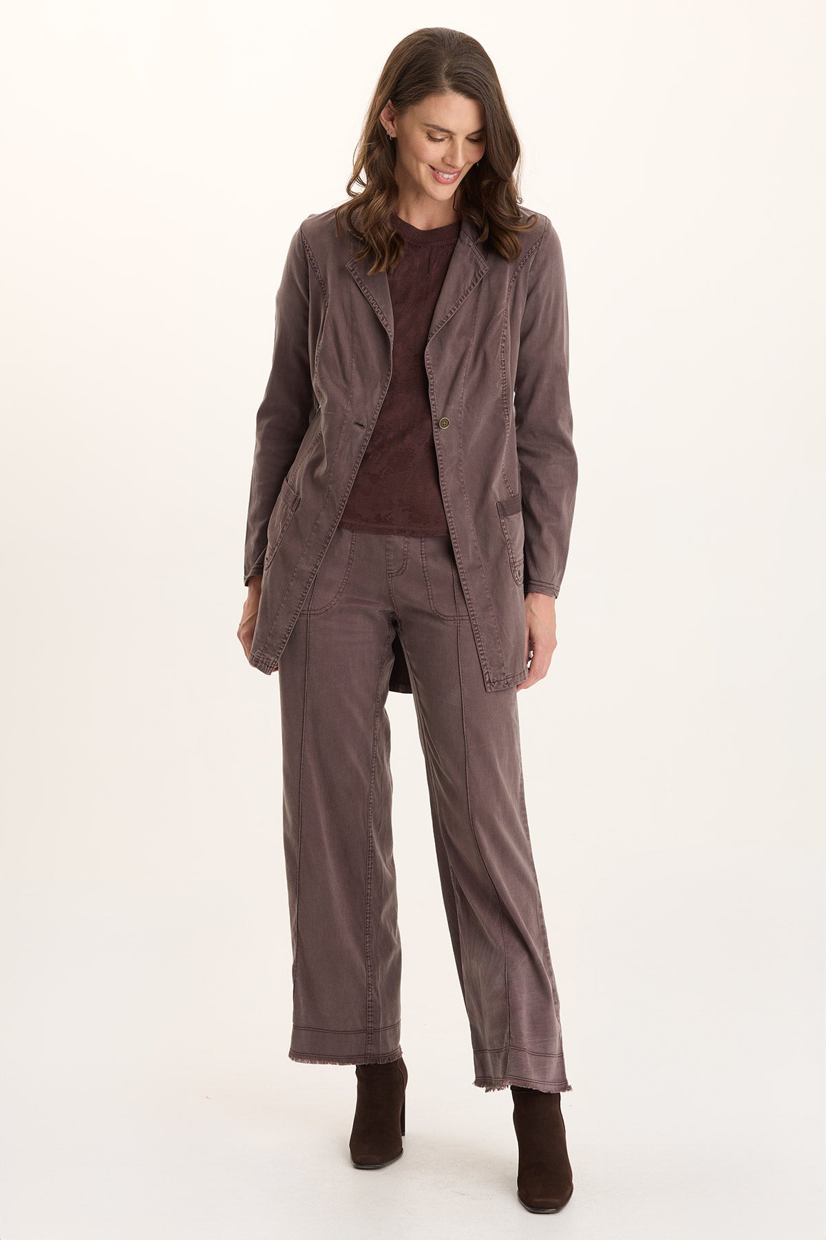 XCVI Orn Tencel Pull-On Wide-Leg Pant