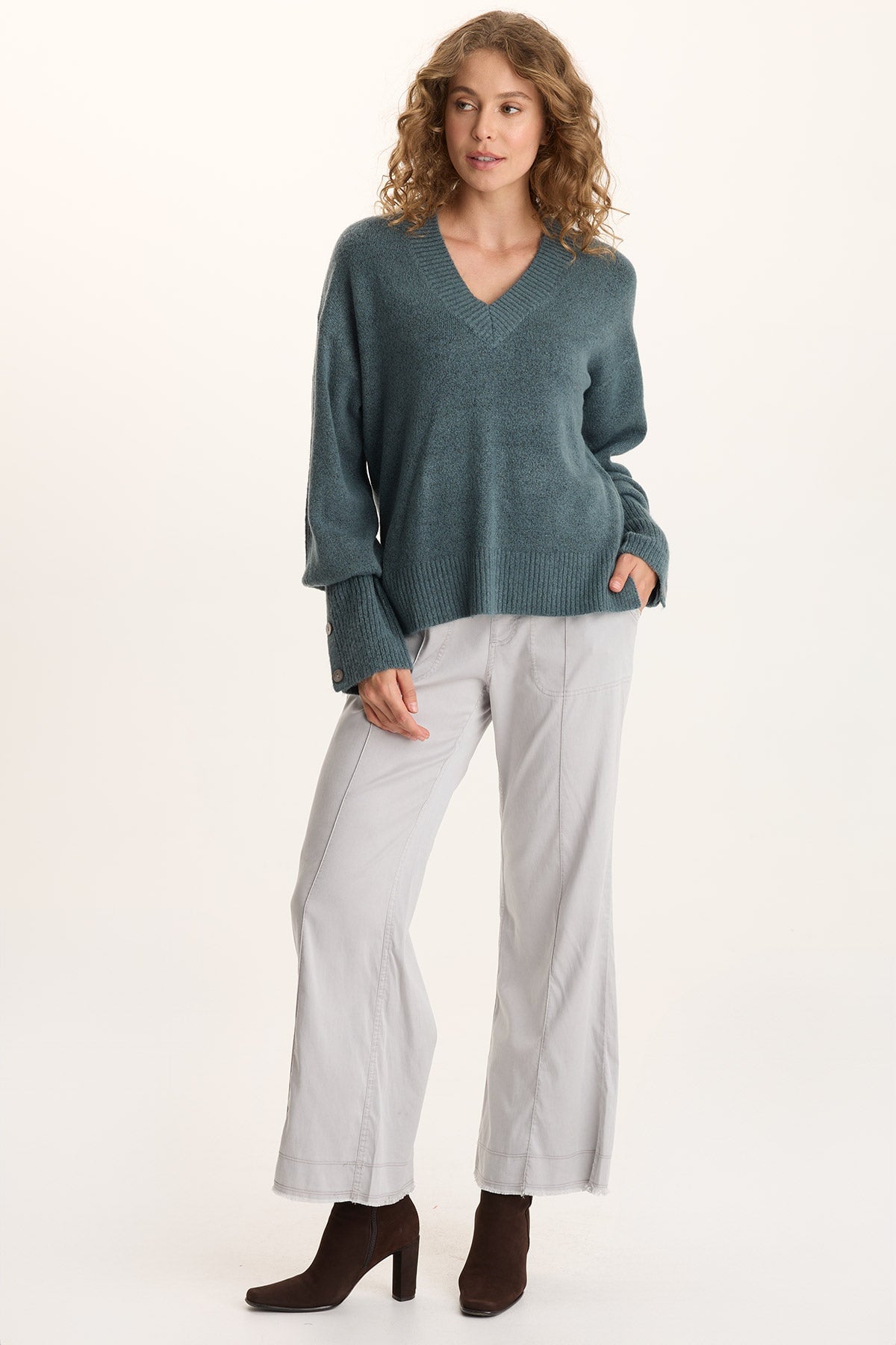 XCVI Orn Tencel Pull-On Wide-Leg Pant 