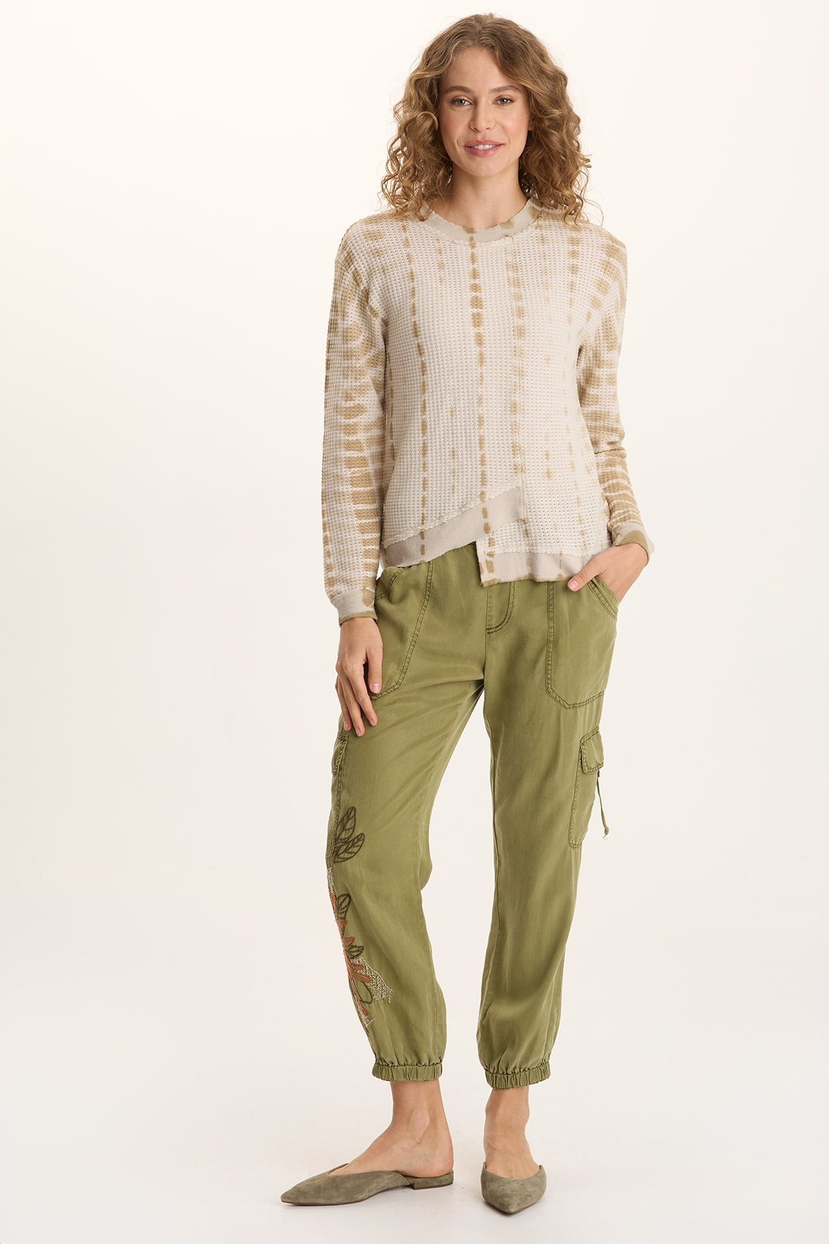 XCVI Alvis Thermal Asymmetrical Long-Sleeve Top 