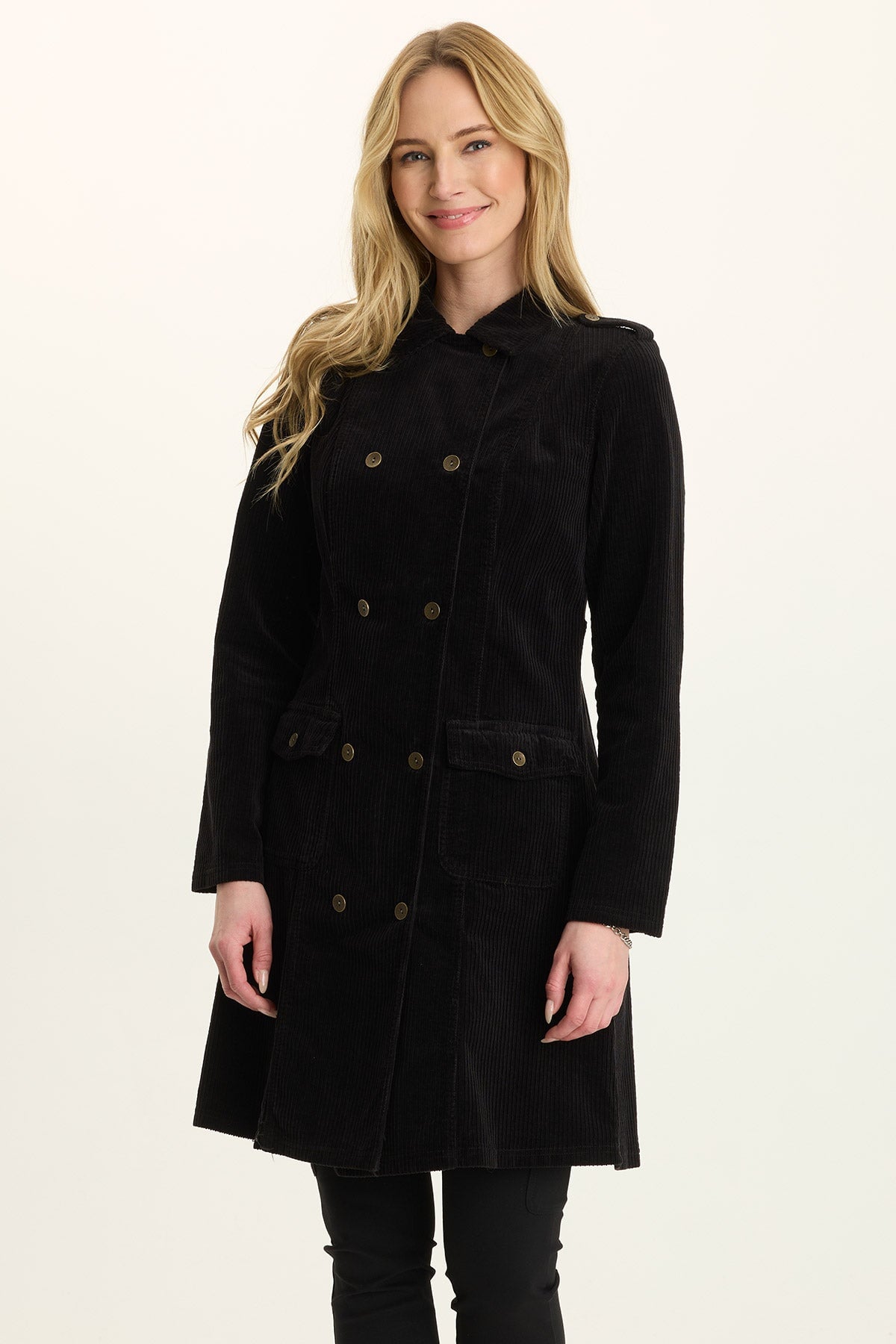 Wearables Risto Corduroy Trench Coat