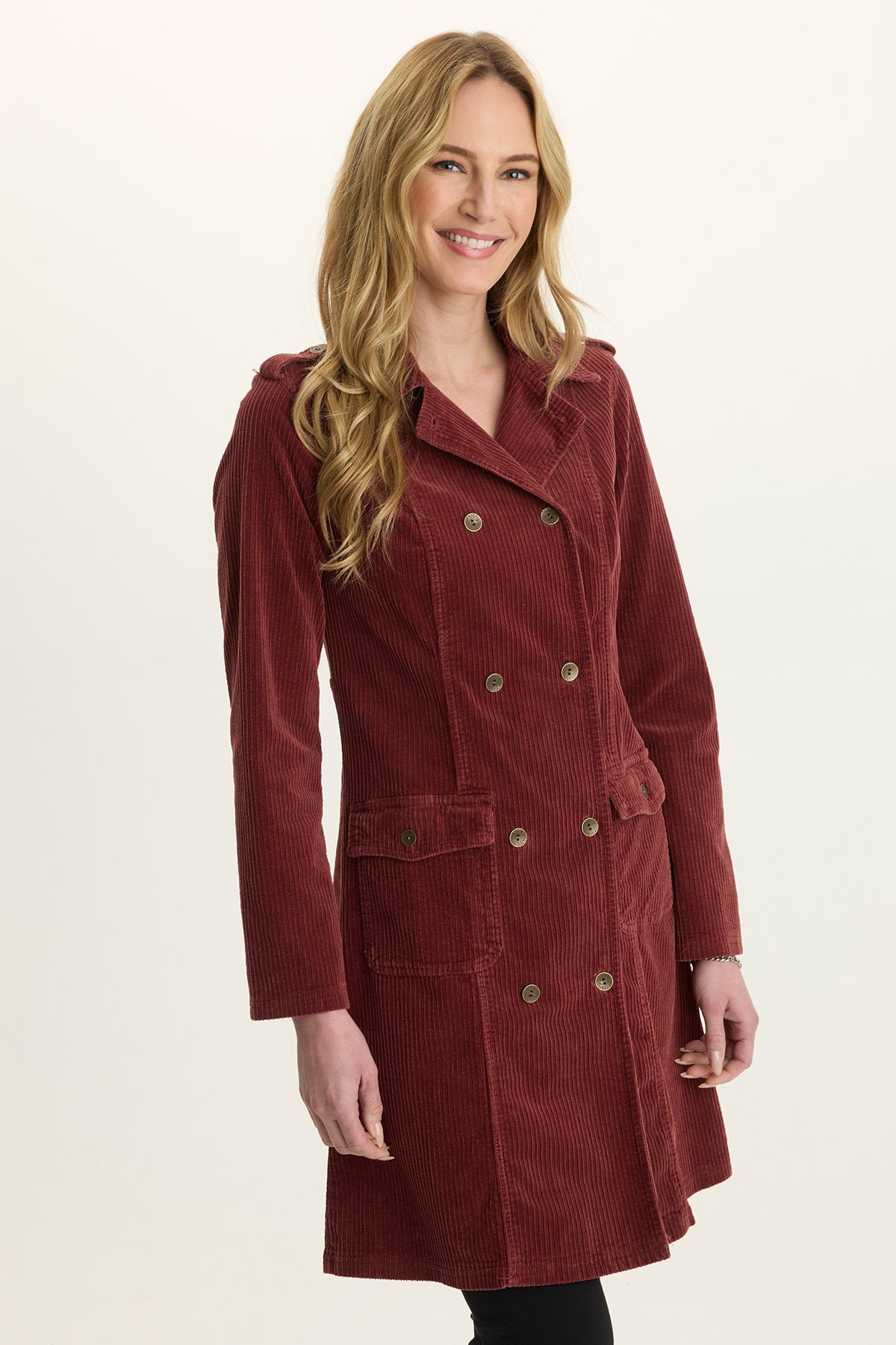 Wearables Risto Corduroy Trench Coat