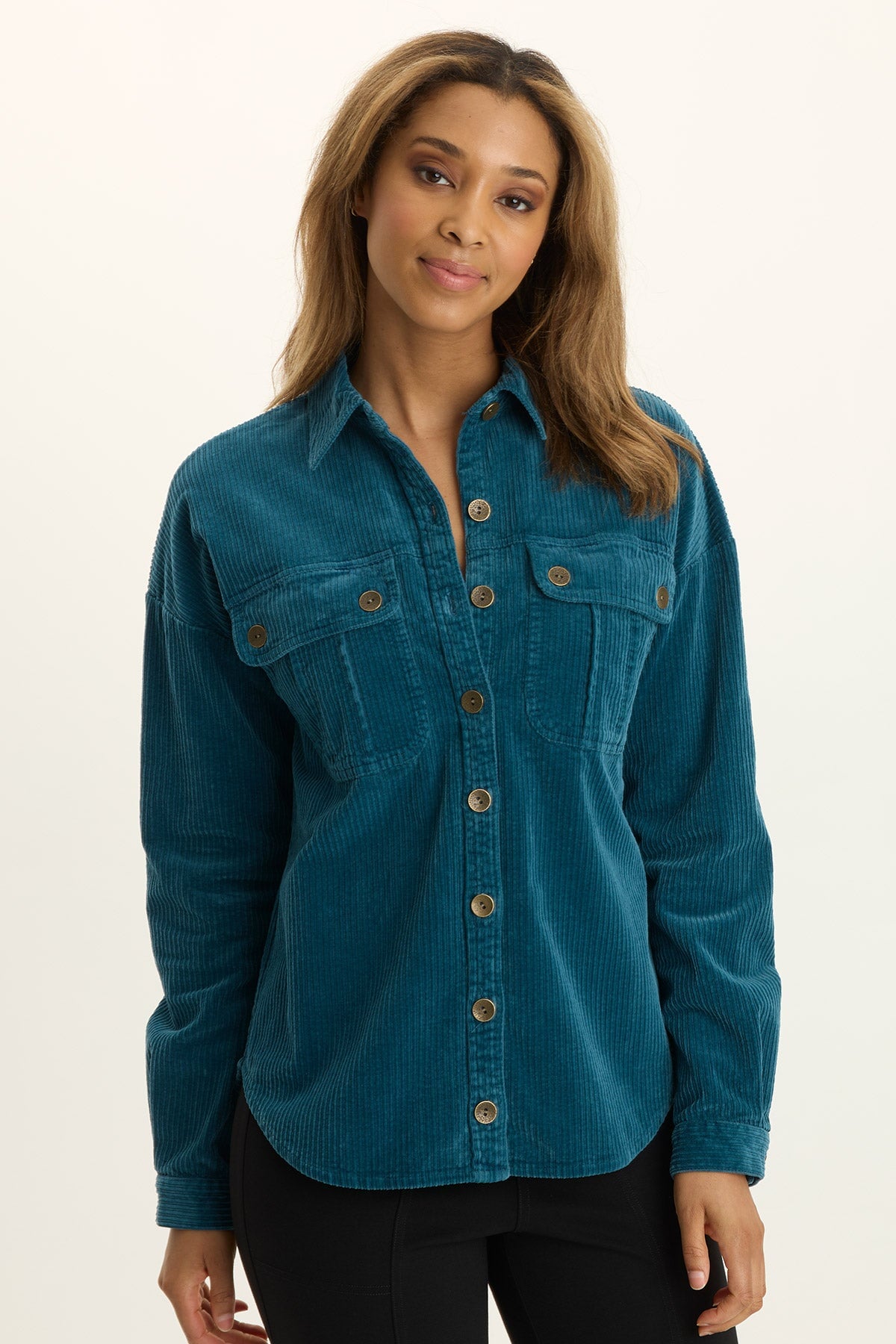 Wearables Smithson Corduroy Relaxed-Fit Shacket 