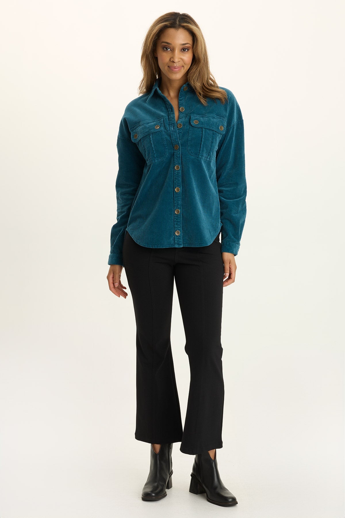 Wearables Smithson Corduroy Relaxed-Fit Shacket 