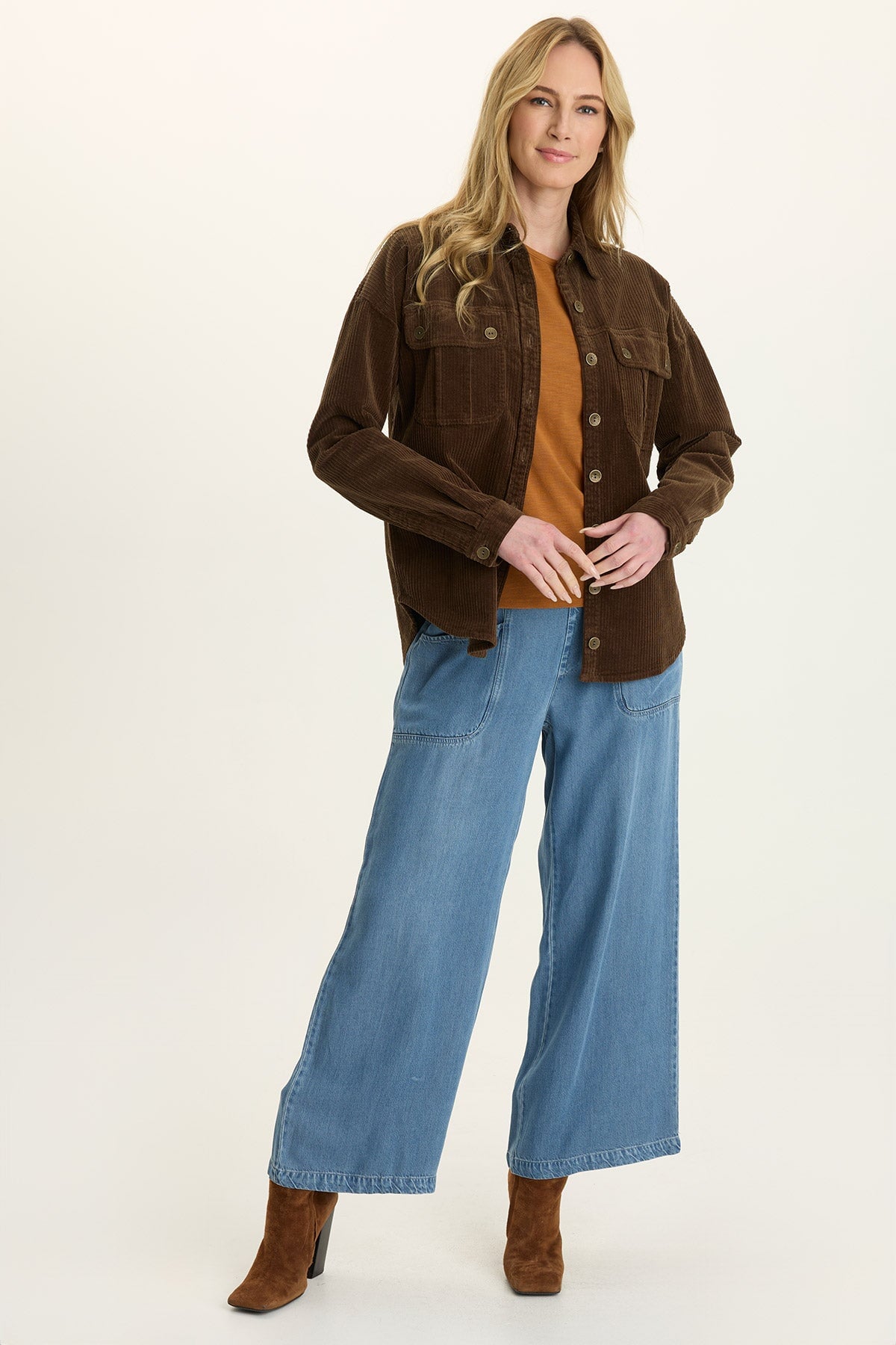 Wearables Smithson Corduroy Relaxed-Fit Shacket 