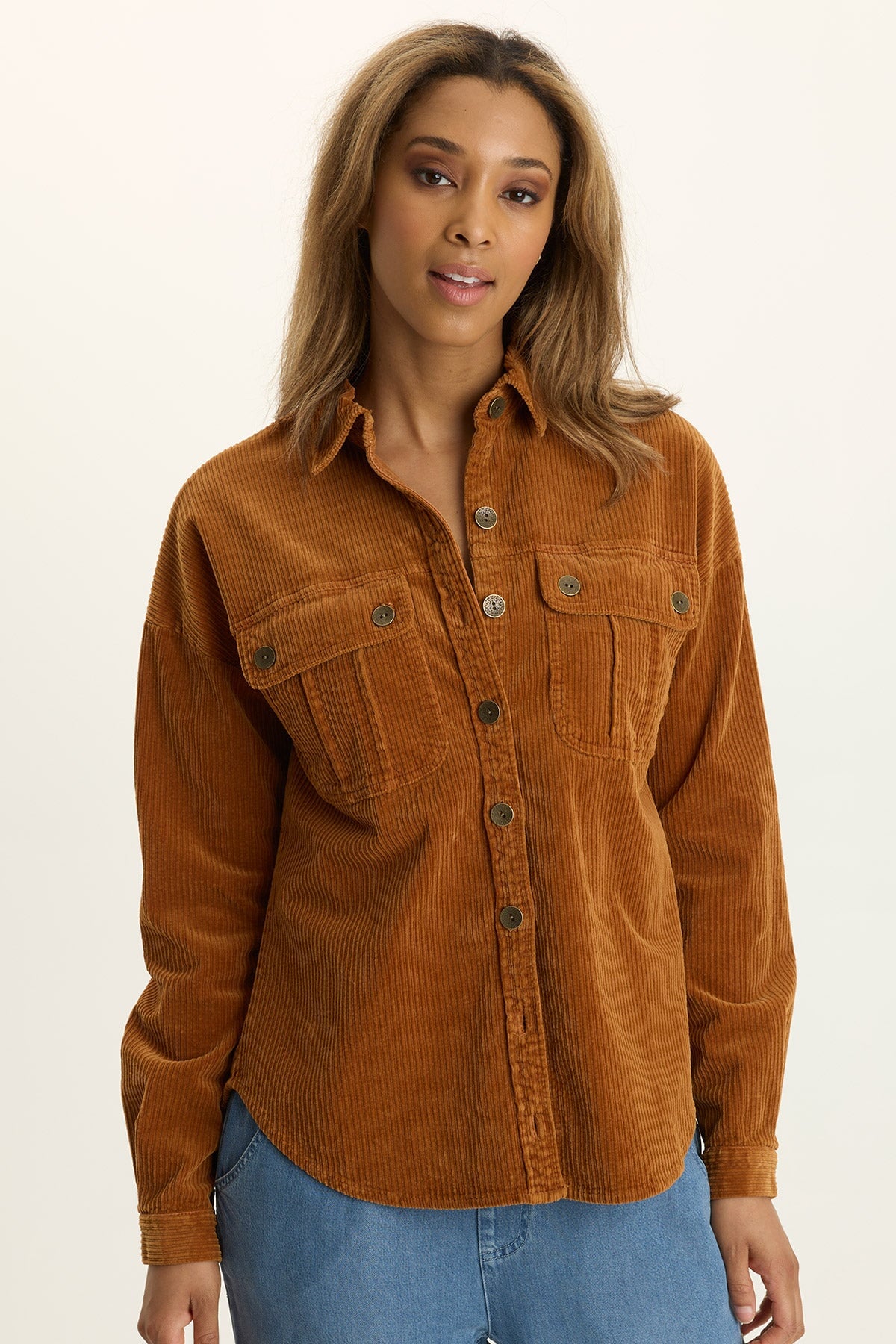 Wearables Smithson Corduroy Relaxed-Fit Shacket