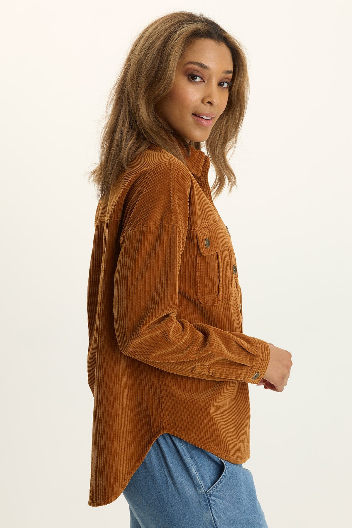 Wearables Smithson Corduroy Relaxed-Fit Shacket 