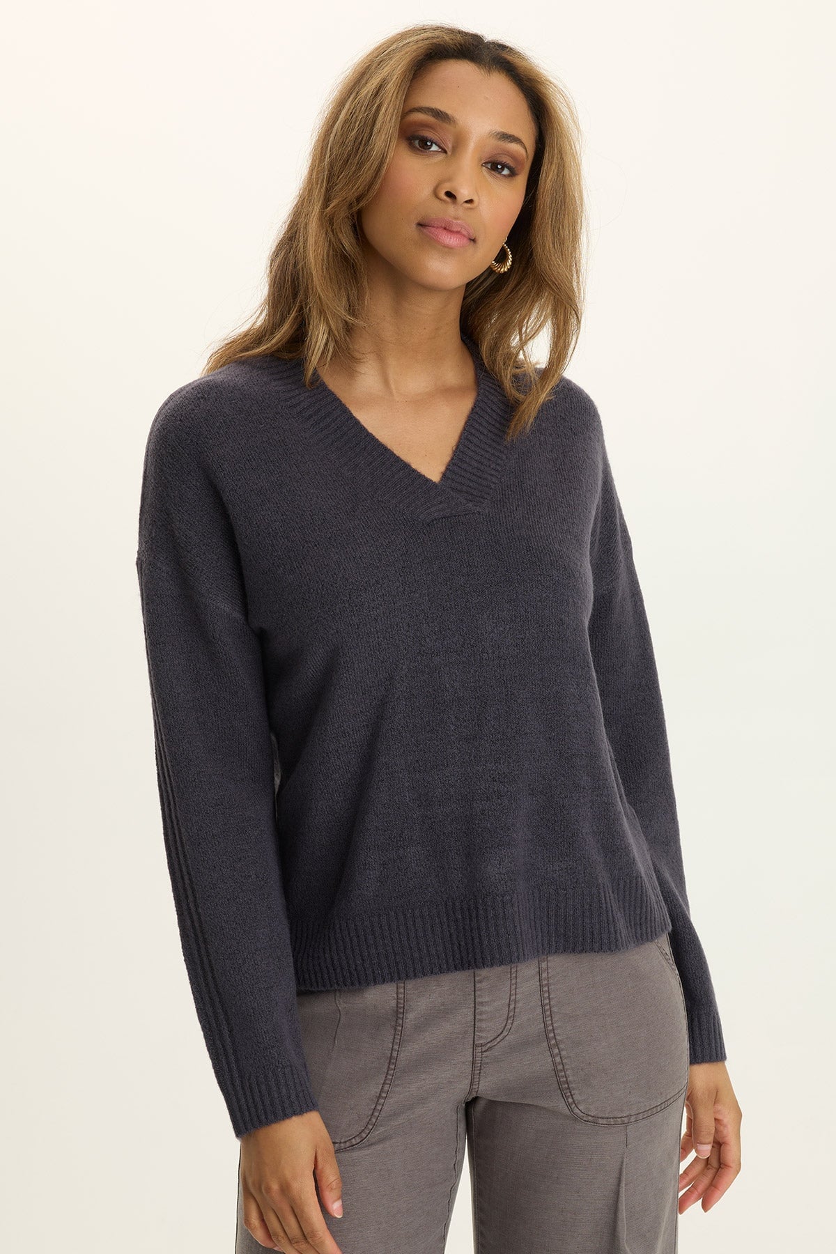 Wearables Ambrose Relaxed V-Neck Sweater