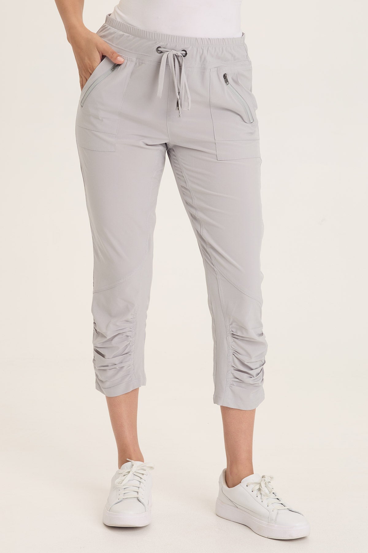 Wearables Aksana Whisper Stretch Ruched Active Slim Pant