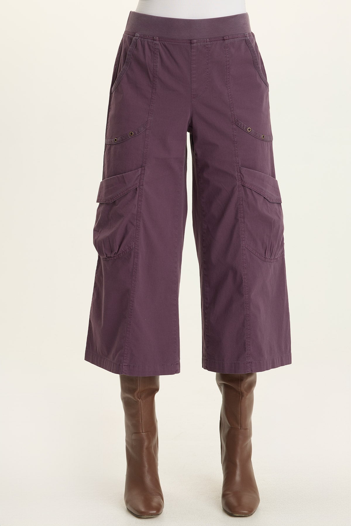 Wearables Faulkner Poplin Exaggerated Pocket Crop Pant 