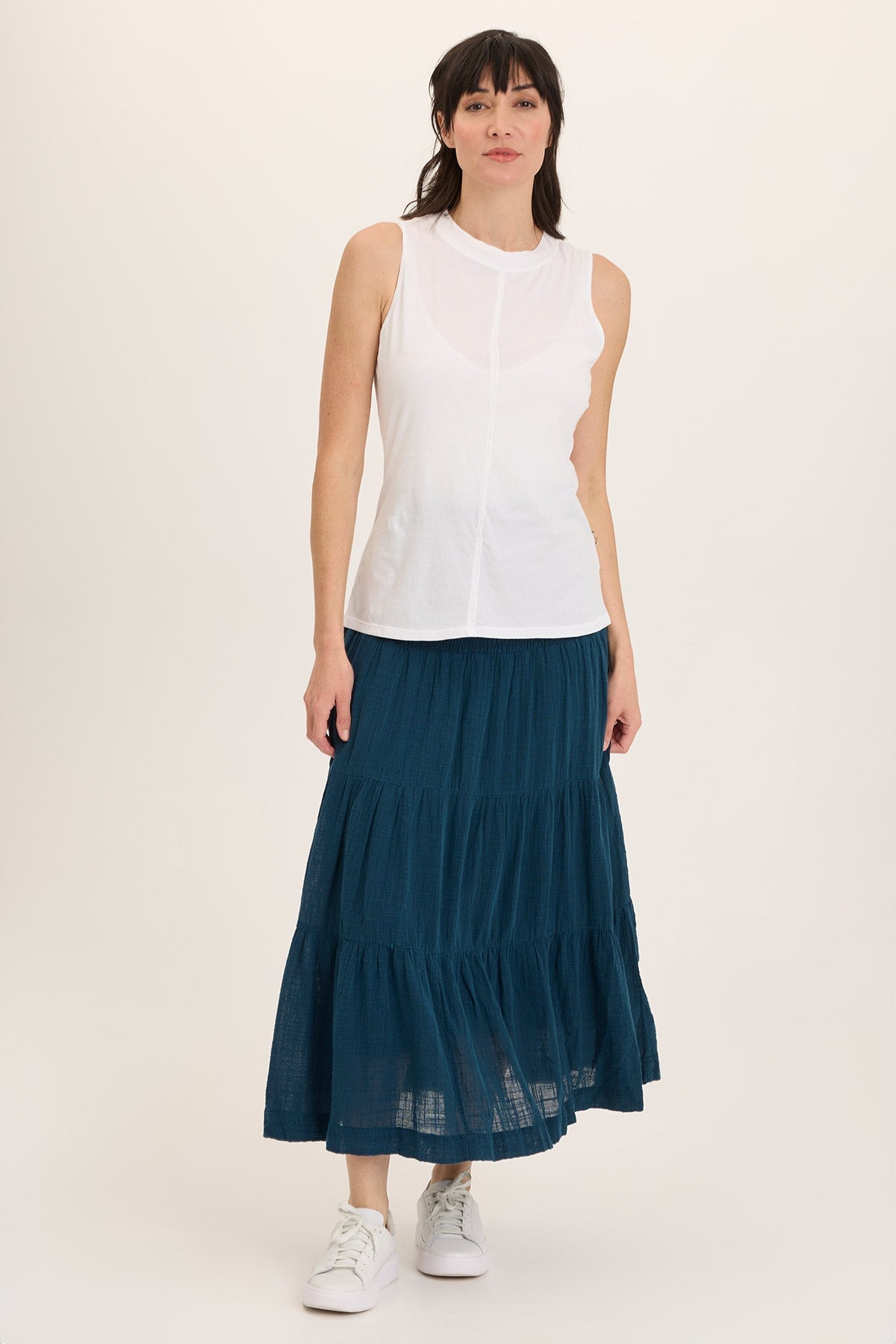 Wearables Paigene Gauze Tiered Skirt 
