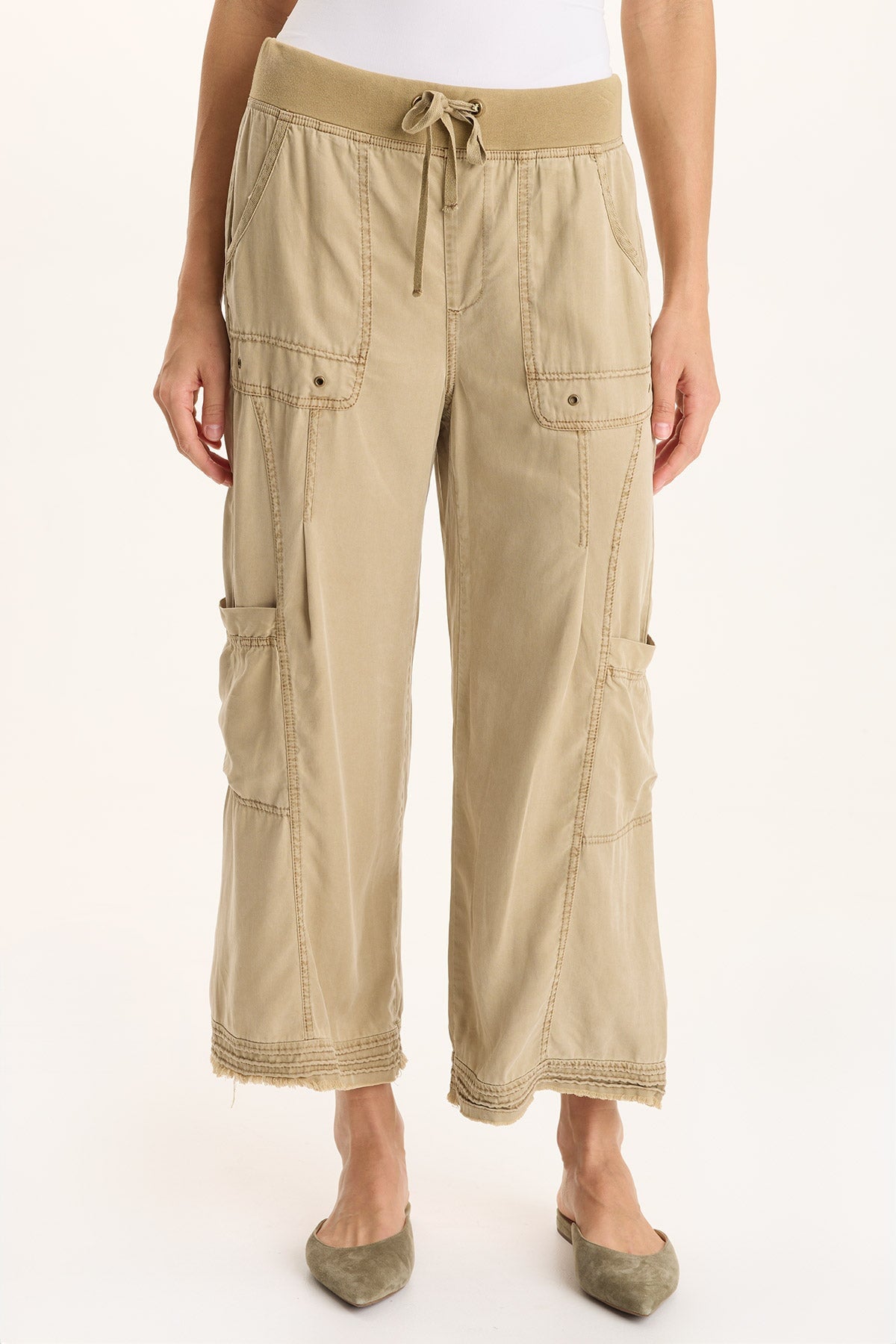 XCVI Tullio Soft Twill Cargo Gaucho 