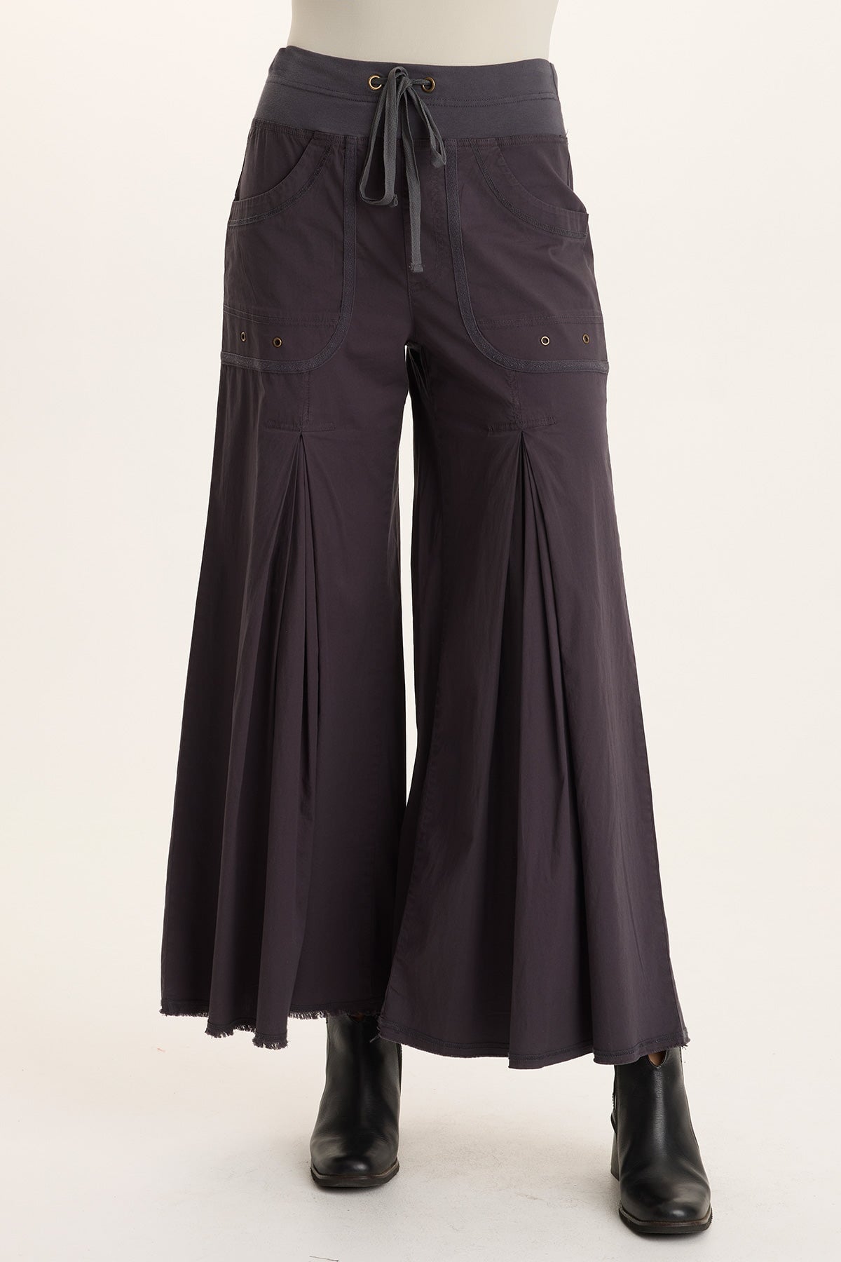 XCVI Nevins Soft Volume Wide Leg Drawstring Pant 
