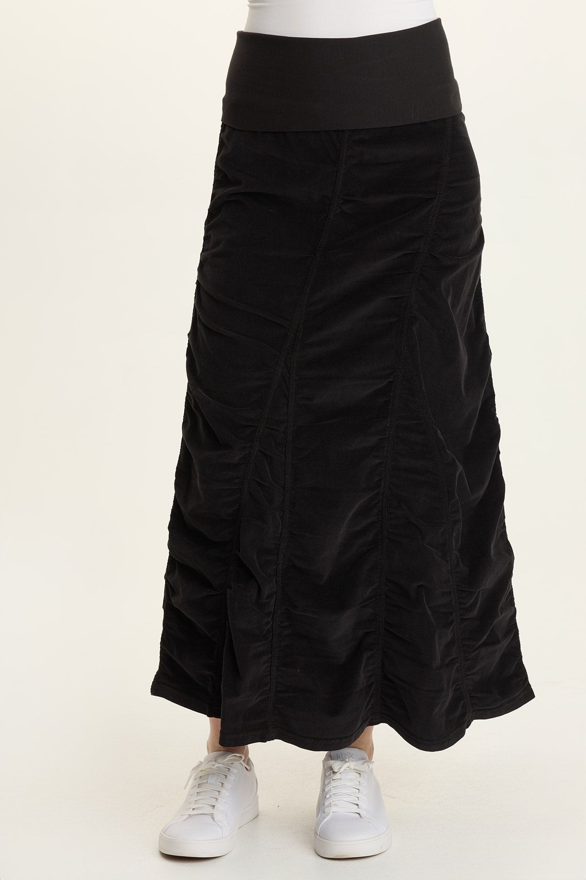 Wearables Cord Shirred Peasant Skirt 